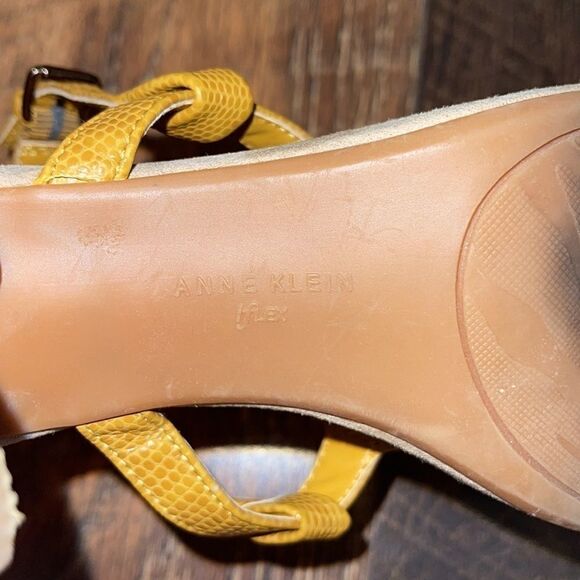 Anne Klein iFlex Akolina Slingback Leather Heels Dressy Sandals Size 6.5 - Picture 13 of 16